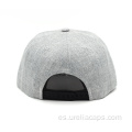 Sombrero de Snapback con 35% de lana